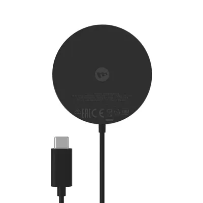 Obrázok produktu pre mophie 401307634, Vnútorný, AC, Bezdrôtové nabíjanie, 2 m, Čierna