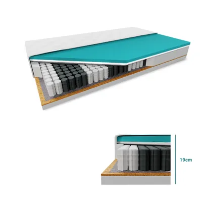 Obrázek produktu pro Kokosová matrace COCO MAXI 19 cm 140 x 200 cm Ochrana matrace: VČETNĚ chrániče matrace