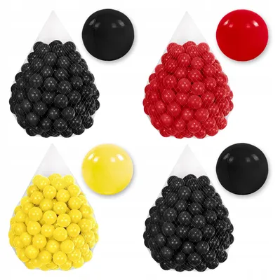 Produktbild von Bälle Für Bällebad 7 cm - 200 Stück - Bunte Babybälle Plastikbälle Baby Spielbälle | TUPPI