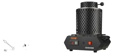 Obrázek produktu pro Elektrická tavicí pec, systém regulace PID, rychlý ohřev, 1350 W