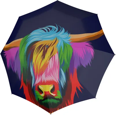 Immagine prodotto di doppler ombrello tascabile ombrello Modern.Art Magic Mini Cattle multicolore