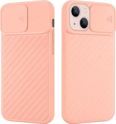 Obrázek produktu pro Cadorabo pouzdro pro Apple iPhone 13 Protective Case in Pink TPU Cover Case Camera Protection