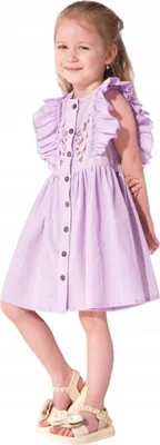 Produktbild von Kleid für Mädchen –  Größe  122,  Alter 7 Jahre,  lila