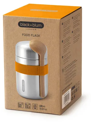 Produktbild von BLACK+BLUM | Lunchbecher, FOOD FLASK, orange, 400 ML