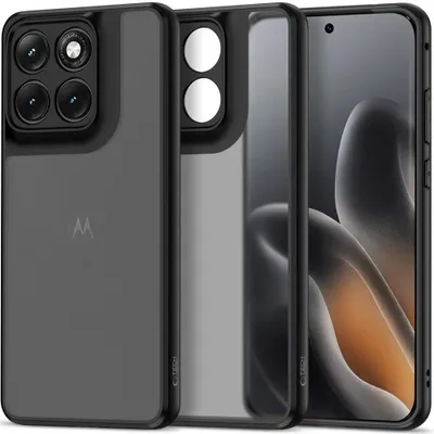 Produktbild von Handyhülle für Motorola Edge 70 Fusion / 70 Fusion Plus, Tech-Protect MagMat, Rauchfarben-Schwarz