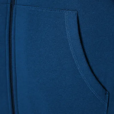 Productafbeelding van A. Essentials herenhoodie met sherpa-voering en een doorlopende rits