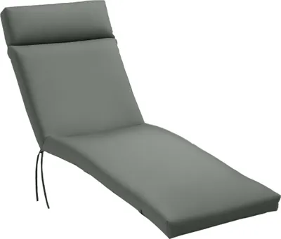 Produktbild von Liegenauflage Liegenpolster Sonnenliege Auflage Gartenliege Polsterauflage Bezug Polyester Dunkelgrau 196 x 55 x 8 cm