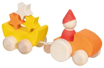 Produktbild von Goki Holzspielzeug Fahrzeug Sternensammler pädagogisch