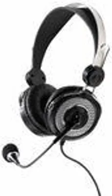 Produktbild von Retro Stereo Headset Over Ear mit Lautstärkeregler (36652)