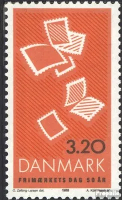 Produktbild von Briefmarken Dänemark 1989 Mi 960 (kompl.Ausg.) postfrisch Tag der Briefmarke