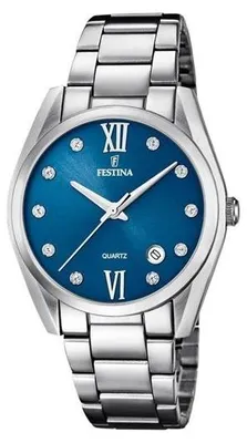 Produktbild von FESTINA Damen Armbanduhr F16790_C mit Quarz Analog Uhrwerk, 5 ATM wasserdicht