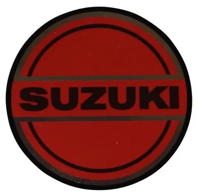 Produktbild von Aufkleber Motordeckel rot für Suzuki RV50 K50 L