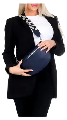 Produktbild von Damen Bauchtasche Umhängetasche Hüfttasche Bodybag Gürtel Crossbody Bag Schultertasche mit verstellbarem Gurt 25
