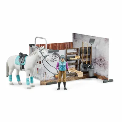 Obrázok produktu pre BRUDER bworld Pferdestall  62506 - BRUDER 62506 - (Spielwaren / Spielzeug)