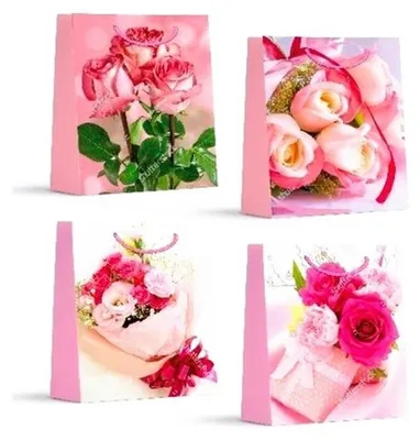 Image de Sac cadeau S Fleurs