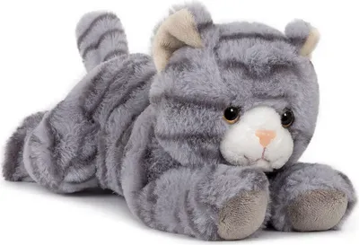 Produktbild von Plüschtier Katze 28 cm, grau,  Kuscheltier Stofftier Haustiere Katzen Kätzchen