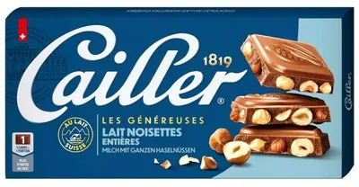 Produktbild von Cailler Lait Noisettes Entières 200g