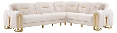 Produktbild von ECKSCHLAFSOFA Bogota Creme - Langer Schenkel Links