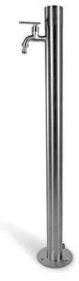 Produktbild von IDEAL Wasser Zapfsäule Ø 63 mm rund | Edelstahl poliert