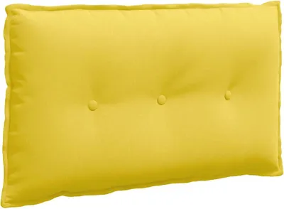 Immagine prodotto di vidaXL Cuscino per lo schienale Giallo chiaro 80 x 19 x 50 cm Tessuto