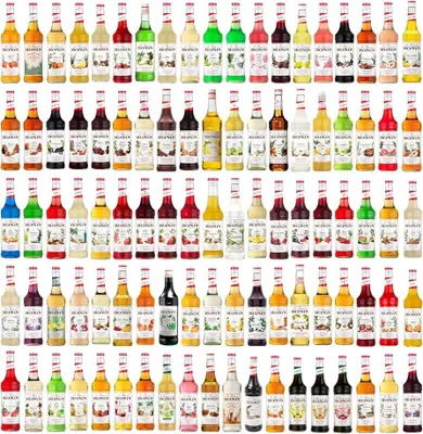 Produktbild von Kokos Sirup 1L Monin - alkoholfrei, für Cocktails, Mixgetränke, tropisch