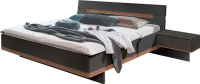 Produktbild von 3-teiliges Schlafzimmer Set Gibraltar Bett Farbe und Größe wählbar