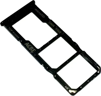 Produktbild von Samsung Galaxy A32 4G, Dual Simkartenhalter und micro-SD Speicherkartenfach, Original Ersatzteil, Schwarz, GH98-46409A