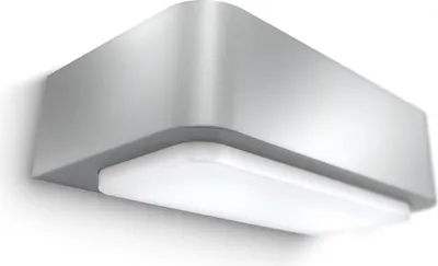 Produktbild von Philips myGarden Flowerbed Wandleuchte, grau, Wandbeleuchtung für den Außenbereich, Grau, Aluminium, IP44, Garten, Terrasse, II