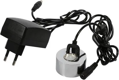 Zdjęcie produktu dla Urządzenie do generowania mgły ultradźwiękowej do fontann i oczek wodnych - atomizator i nebulizator z adapterem 100-240V, idealny do użytku wewnątrz i na zewnątrz