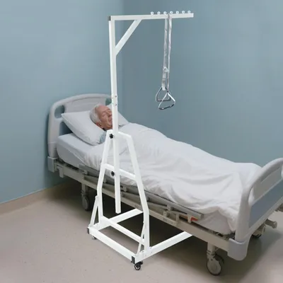 Image de Support de lit en acier réglable en hauteur, conçu pour les personnes âgées
