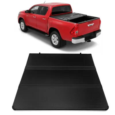 Produktbild von Herstmoto Hard Rollo Laderaumabdeckung für Pick-up mit Halterungen – Laderaumrollo/Rollcover passend für Toyota HILUX VIII AN120 2015-2026