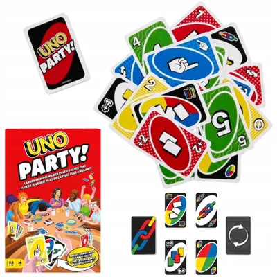Produktbild von Mattel UNO Party Kartenspiel für Familie und Party
