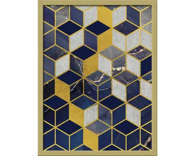 Produktbild von Gerahmtes Bild Abstract Geometric 33x43 cm