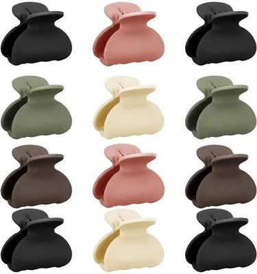 Produktbild von Haarclips Set 12 Stück Matte