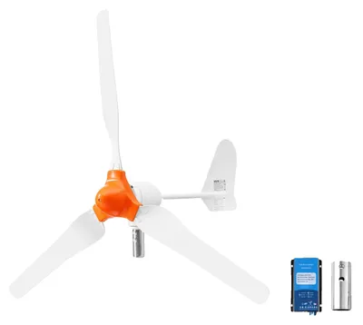 Zdjęcie produktu dla VEVOR, turbina wiatrowa pozioma, 1000W, 12V, z hybrydowym kontrolerem wiatrowo-solarnym, 3 łopaty, trójfazowy prąd zmienny, klasa ochrony IP67 i zabezpieczenie przed przeładowaniem, hybrydowy kontroler MPPT i PWM, turbina wiatrowa do zastosowań domowych i systemów autonomicznych