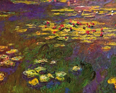 Produktbild von Claude Monet Kunstdruck Bild - Nymphéas, Seerosen (40 x 50 cm)