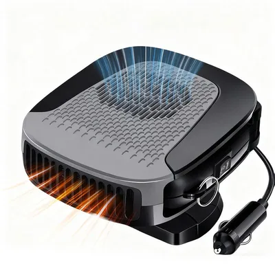 Produktbild von 12V 150W Tragbare Autoheizung – 360°-Drehung, Schnellheizung & Entauung für Autos, SUVs und Wohnmobile
