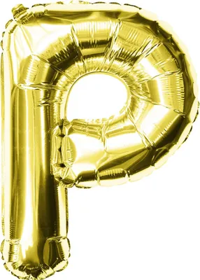 Produktbild von Oblique Unique Folien Luftballon Buchstabe P Geburtstag goldene Hochzeit Party Deko Ballon - gold