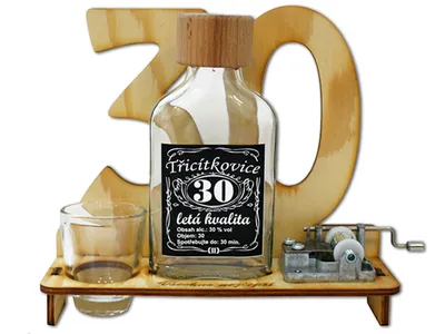 Obrázek produktu pro Značka na výročí 30 let s flašinetem