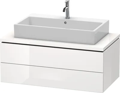 Produktbild von Konsolenunterschrank L-CUBE 400x1020x547mm taupe taupe