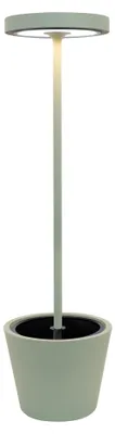 Immagine prodotto di Poldina Reverso Solar L Salvia - Lampada a led da terra solare e ricaricabile 11,7W - Piantana da esterno e interno H.156cm