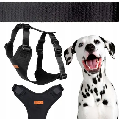 Produktbild von Ukory Verstellbare Antidruck Hundegeschirr L Schwarz