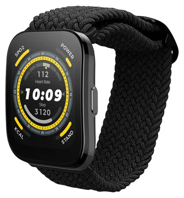 Produktbild von kwmobile Armband kompatibel mit 22mm Amazfit Bip 6 / Bip 5 Unity / Bip 5 / GTS 3 / Balance 2 / Helio Strap - Nylon Fitnesstracker Sportarmband Band in