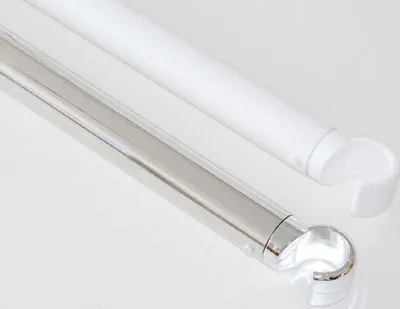 Produktbild von ALU DECKENHALTERUNG EXTRA DICK 28mm Chrom Aufhängung für WINKELSTANGE DUSCHVORHANGSTANGE Silber glänzend