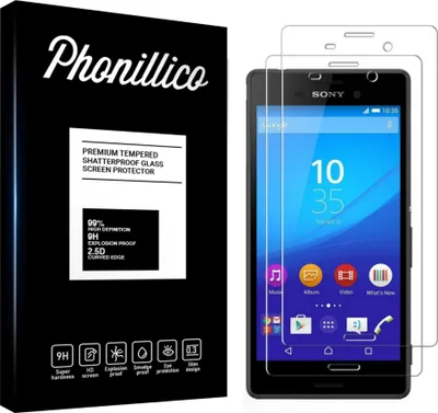 Zdjęcie produktu dla Szkło hartowane do Sony Xperia M4 AQUA [2 sztuki] Folia ochronna na ekran odporna na zarysowania Phonillico®