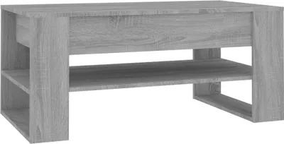 Obrázek produktu pro vidaXL Konferenční stolek Grey Sonoma 102x55x45 cm Dřevěný materiál