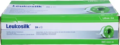 Obrázok produktu pre LEUKOSILK 5MX1,25CM, 24 St PFL