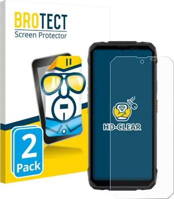 Produktbild von 2x Für Blackview Rock 1 Schutzfolie BROTECT Displayschutz Display Schutz Folie Klar Transparent