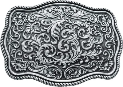 Produktbild von Western Buckle Gürtelschnalle Biker Cowboy »GS-420« Florale Ornamente