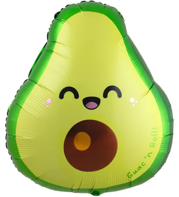 Produktbild von Shape Folienballon "Avocado" | 52x60 cm